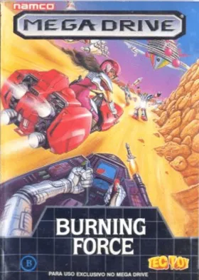 Burning Force (Europe) box cover front